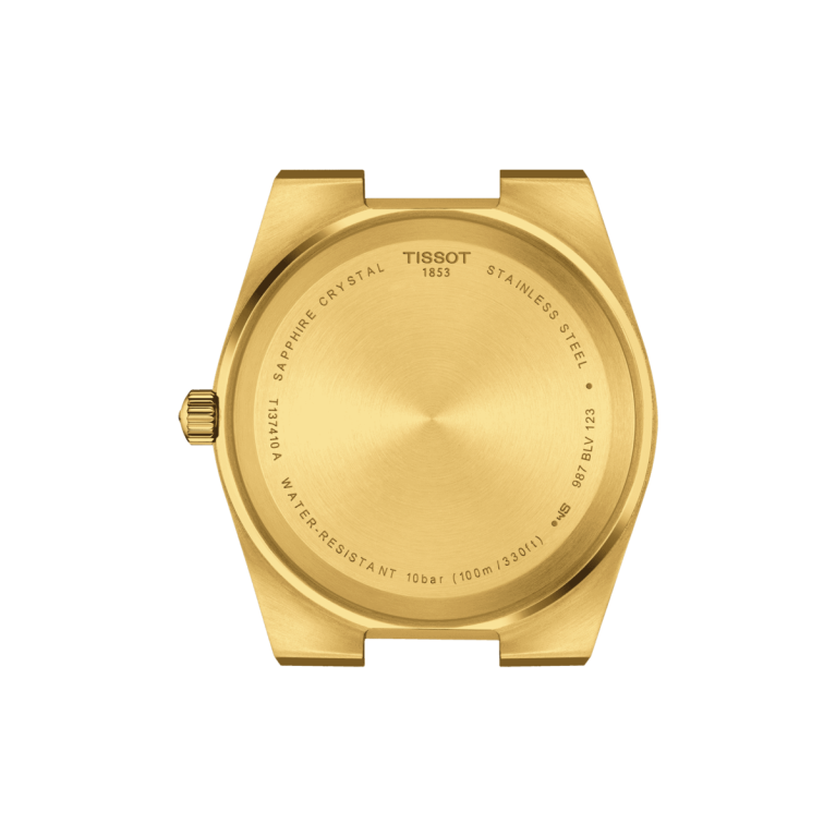 Tissot PRX Champagne Dial PVD Gold Plated Mens Quartz Watch T1374103302100