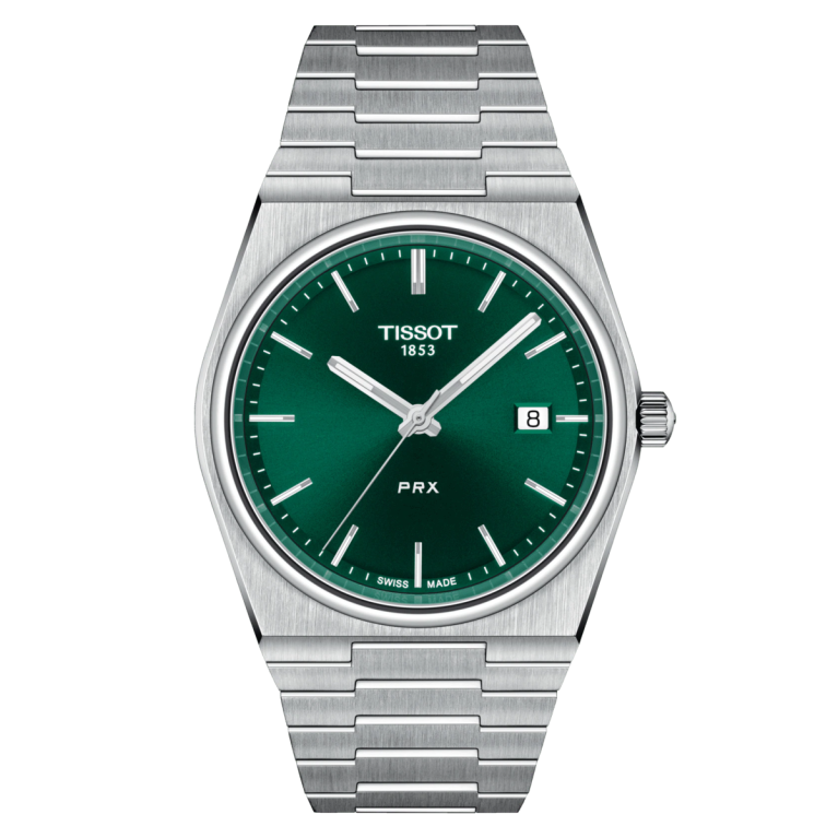 Tissot PRX Green Dial Stainless Steel Mens Quartz Watch T1374101109100