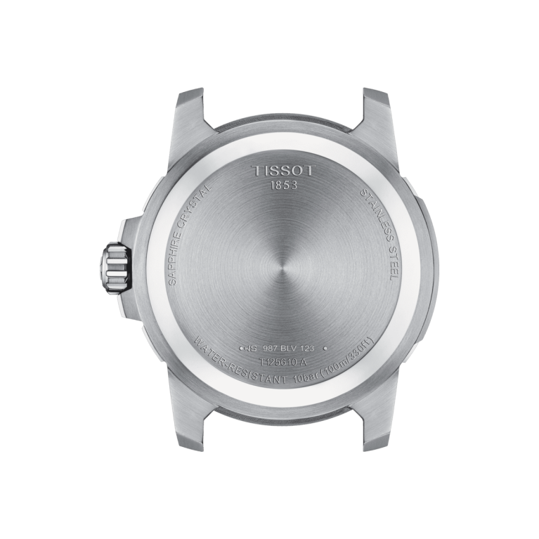Tissot Supersport Grey Dial Stainless Steel Mens Quartz Watch T1256101708100