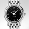 Omega De Ville Prestige Black Dial Stainless Steel Womens Quartz Watch 24.4mm 42410246001001 Thumbnail