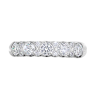 18ct White Gold Diamond Set Half Eternity Ring Thumbnail