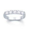 Platinum 1.00ct 5 Stone Diamond Claw Set Ring Thumbnail