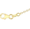 9ct 3 Colour Gold Cubic Zirconia Knot Pendant Necklace Thumbnail