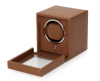 WOLF Cognac Cub Single Winder with Cover Watch Winding Box 461127 Thumbnail