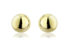 9ct Gold Classic Ball Stud Earrings (10mm) Thumbnail