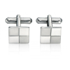 Fred Bennett Brushed & Polished Stainless Steel T-Bar Cufflinks Thumbnail