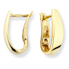 9ct Gold Polished Huggie Hoop Earrings Thumbnail