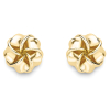 9ct Gold Polished Knot Stud Earrings Thumbnail