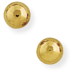 9ct Gold Classic Ball Stud Earrings (6mm) Thumbnail