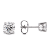 18ct White Gold 4 Claw Set 1.40ct Diamond Stud Earrings Thumbnail