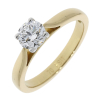 18ct Gold Solitaire 4 Claw Set 0.70ct Single Stone Diamond Ring Thumbnail
