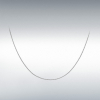 9ct White Gold Diamond Cut Curb Chain Link 18" Necklace Thumbnail