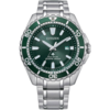 Citizen Eco-Drive Promaster Diver Green Dial Stainless Steel Mens Watch BN0199-53X Thumbnail