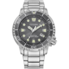 Citizen Eco-Drive Promaster Diver Grey Dial Stainless Steel Mens Watch BN0167-50H Thumbnail