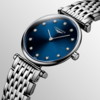 Longines La Grande Classique de Longines Blue Diamond Set Dial Stainless Steel Womens Quartz Watch L42094976 Thumbnail