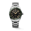 Longines Spirit Zulu Time Anthracite Dial/Green Bezel Stainless Steel Mens GMT Watch 39mm L38024636 Thumbnail