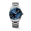 Longines Spirit Zulu Time Blue Dial Stainless Steel Mens GMT Watch 39mm L38024936 Thumbnail