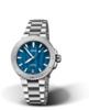 Oris Aquis Date Blue Mother of Pearl Dial Stainless Steel Womens 36.5mm Watch Thumbnail