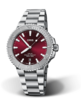 Oris Aquis Date Relief Red Dial Stainless Steel Mens 41.5mm Watch Thumbnail