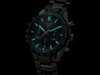 TAG Heuer Carrera Calibre HEUER 02 Green Dial Stainless Steel Mens Chronograph Watch CBN2A1N.BA0643 Thumbnail