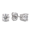 18ct White Gold 4 Claw Set 0.20ct Diamond Stud Earrings Thumbnail