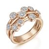 18ct Yellow Gold Diamond Set Bubble Dress Ring Thumbnail