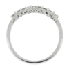 Platinum Claw Set Diamond 0.27ct Nine Stone Half Eternity Ring Thumbnail