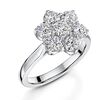 Platinum Seven Stone 2.10ct Diamond Set Daisy Cluster Ring Thumbnail