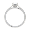 Platinum Solitaire 4 Claw Set 0.45ct Single Stone Princess Cut Diamond Ring Thumbnail
