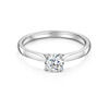 Platinum Solitaire 4 Claw Set 0.60ct Single Stone Diamond Ring Thumbnail