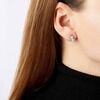 YOKO London Sleek 18ct White Gold, Pearl & Diamond Set Stud Earrings Thumbnail