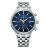 Citizen Eco-Drive Blue Dial Stainless Steel Mens Chronograph Watch CA7068-51L Thumbnail