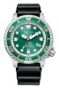 Citizen Eco-Drive Promaster Diver Green Dial Stainless Steel Mens Watch BN0158-18X Thumbnail