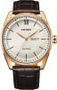 Citizen Eco-Drive White Dial Day-Date Rose Gold Plated Mens Watch AW0082-01A Thumbnail