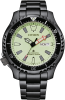 Citizen Fugu Promaster Diver Automatic Luminous Dial Ion-Plated Stainless Steel Mens Watch NY0155-58X Thumbnail