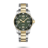 Longines HydroConquest Green Dial Two Tone Mens Watch L37813067 Thumbnail