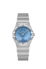 Omega Constellation Blue Dial Stainless Steel Womens Quartz Watch 28mm 13110286003001 Thumbnail