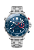 Omega Seamaster Diver 300M Co‑Axial Master Chronometer America's Cup Special Edition Stainless Steel Mens Chronograph Watch 21030445103002 Thumbnail