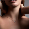 Shaun Leane 18ct White Gold & Diamond Entwined Petal Flower Pendant Necklace EN043.WGWHNOS Thumbnail
