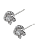 Shaun Leane 18ct White Gold & Diamond Entwined Petal Flower Stud Earrings EN045.WGWHEOS Thumbnail
