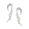 Shaun Leane Large Sterling Silver Hooked Pearl Earrings CB052.SSNAEOS Thumbnail