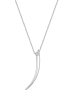 Shaun Leane Sterling Silver & Diamond Pavé Sabre Pendant Necklace SA027.SSWHNOS Thumbnail
