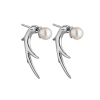 Shaun Leane Sterling Silver Hooked Pearl Talon Earrings CB040.SSNAEOS Thumbnail