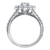 18ct White Gold Maple Leaf Diamond Set 1.51ct Fancy Cluster Dress Ring Thumbnail