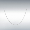 18ct White Gold Spiga Link Chain 18" Necklace Thumbnail