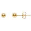 9ct Gold Classic Ball Stud Earrings (4mm) Thumbnail
