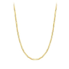 9ct Gold Elongated Chain Link 18" Necklace Thumbnail