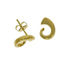 9ct Gold Openwork Swirl Stud Earrings Thumbnail