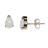 9ct Gold Pear-Shaped Opal Claw Set Stud Earrings Thumbnail