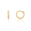 9ct Gold Polished Rounded 5mm Huggie Hoop Earrings Thumbnail
